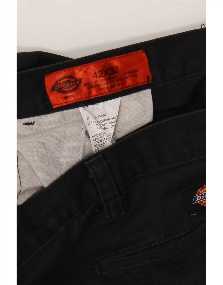 Мужские прямые брюки-карго Dickies W42 L32, черный полиэстер