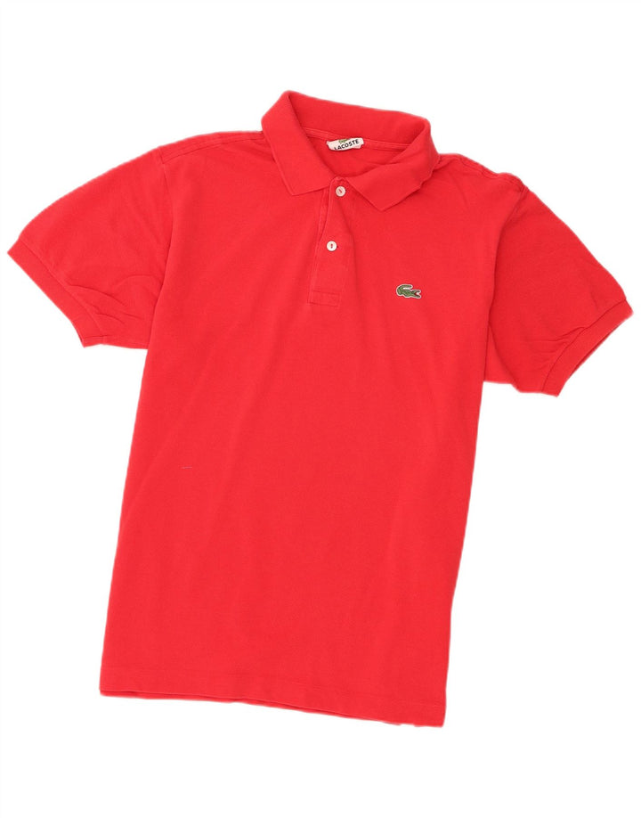 Мужская рубашка-поло Lacoste, размер 4, средний красный хлопок, размер 4