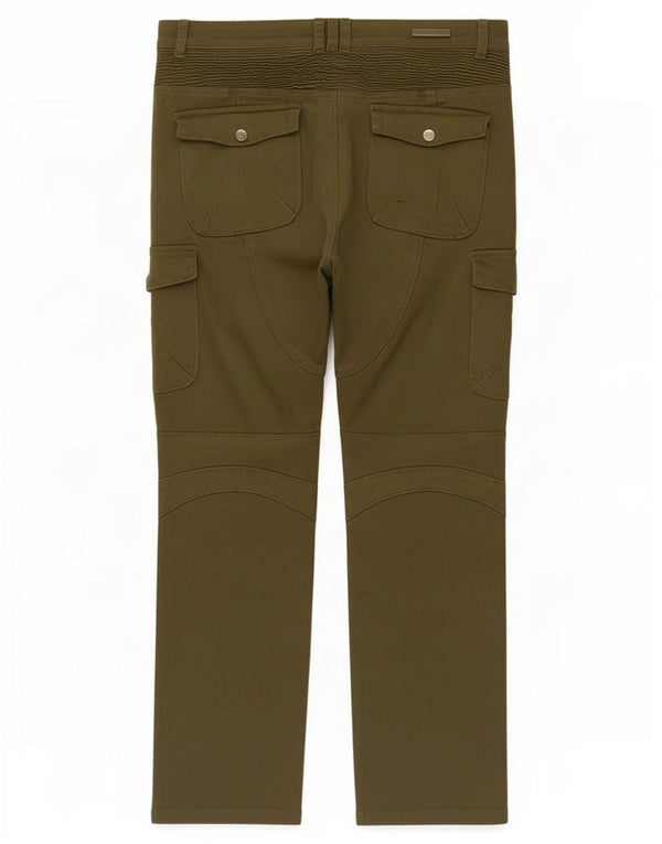 Женские узкие брюки-карго Volero Moto Jeans W34 L28, хлопок цвета хаки