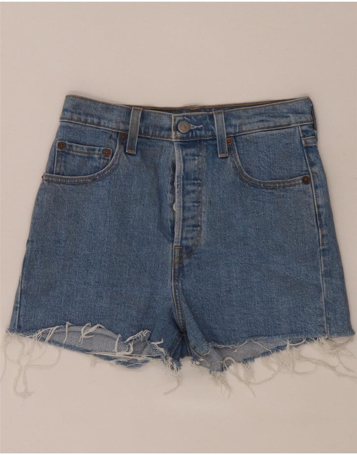 Женские джинсовые шорты Levi's W26, маленькие синие, хлопок
