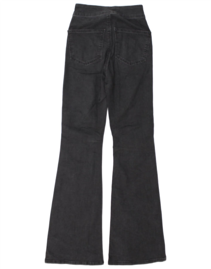 Женские расклешенные джинсы Topshop W28 L32, серый хлопок