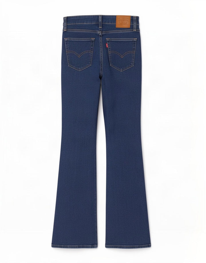 Женские расклешенные джинсы Levi's 726 W27 L32, синий хлопок