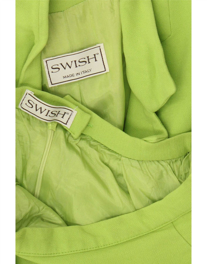 Женский комплект из 2 предметов юбки Swish с 4 пуговицами, Великобритания, 8, маленький W24, зеленый