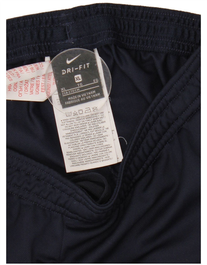 Спортивные брюки NIKE для мальчиков Dri Fit, 13–14 лет, XL, темно-синий, полиэстер