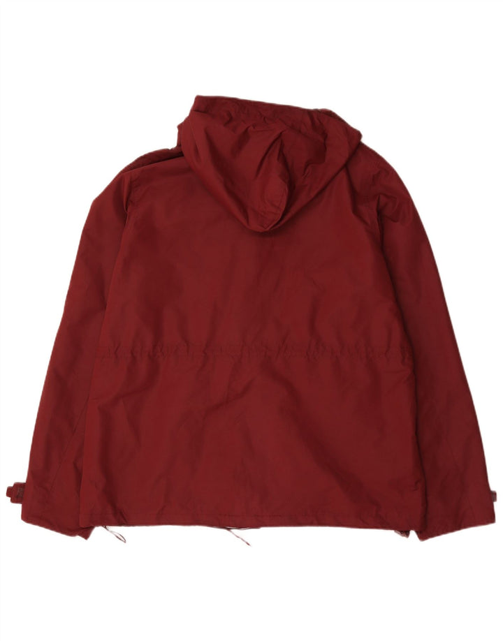 Женская дождевик с капюшоном Mountain Warehouse UK 16, большой бордовый полиэстер