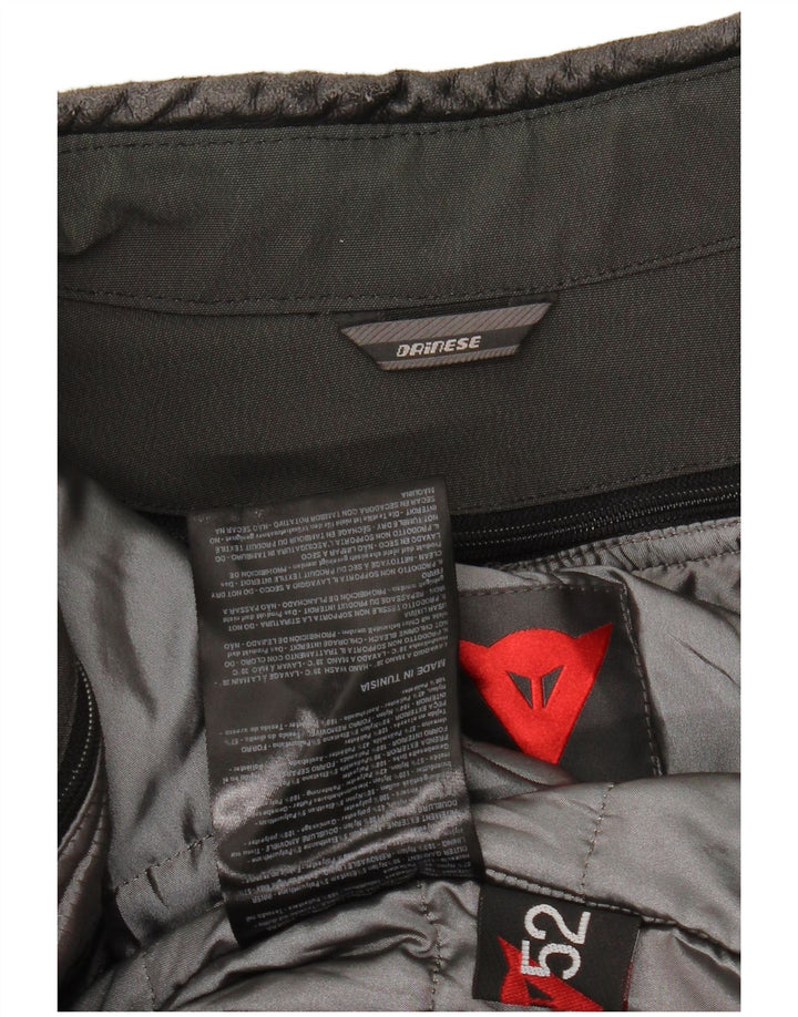 Мужская куртка Dainese Racer IT 52, большая серая, нейлон с цветными блоками