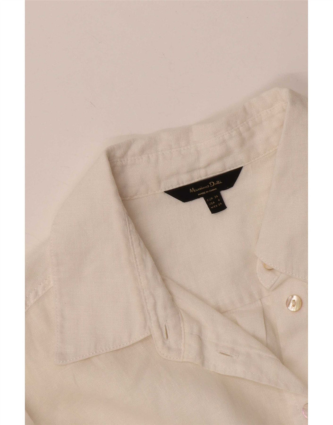 Рубашка женская Massimo Dutti EU 36 XS белая