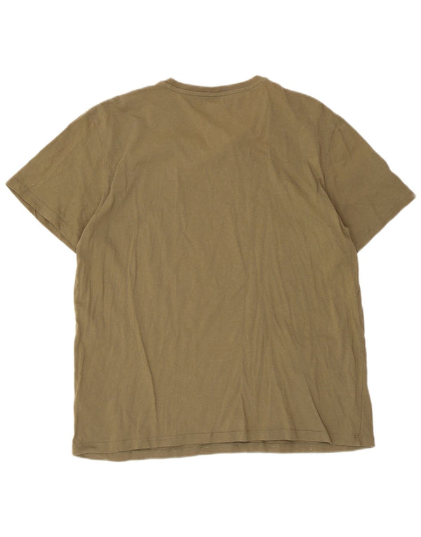Мужская футболка Jack & Jones Top XL Хаки Хлопок
