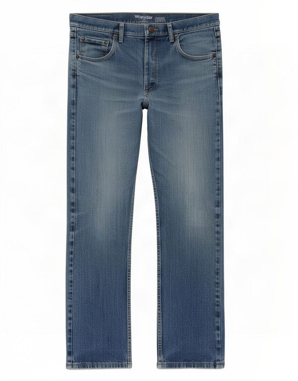Мужские прямые джинсы Wrangler W32 L32, синий хлопок