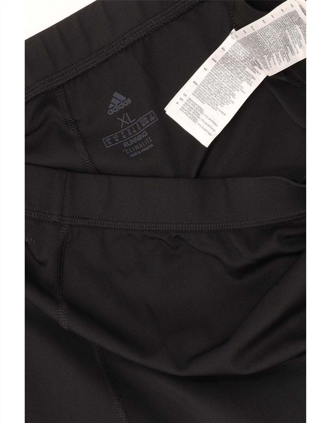 Женские леггинсы Adidas Climalite XL, черные, полиэстер, спортивные