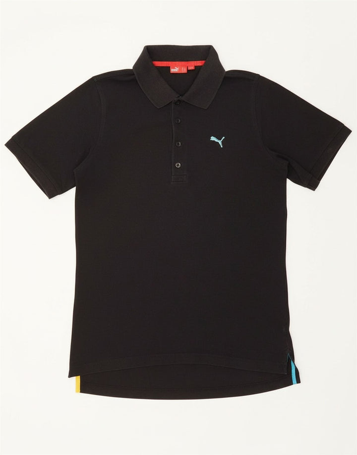PUMA Mens Polo Shirt Small Black