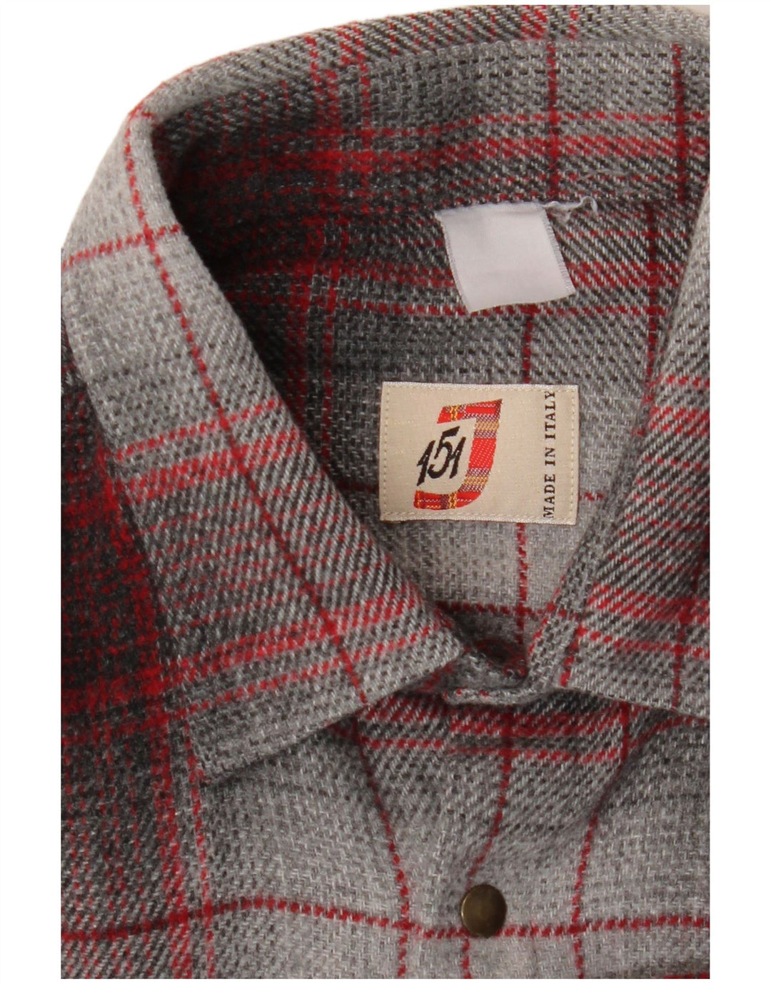 Мужская фланелевая рубашка VINTAGE XL в бордовую клетку