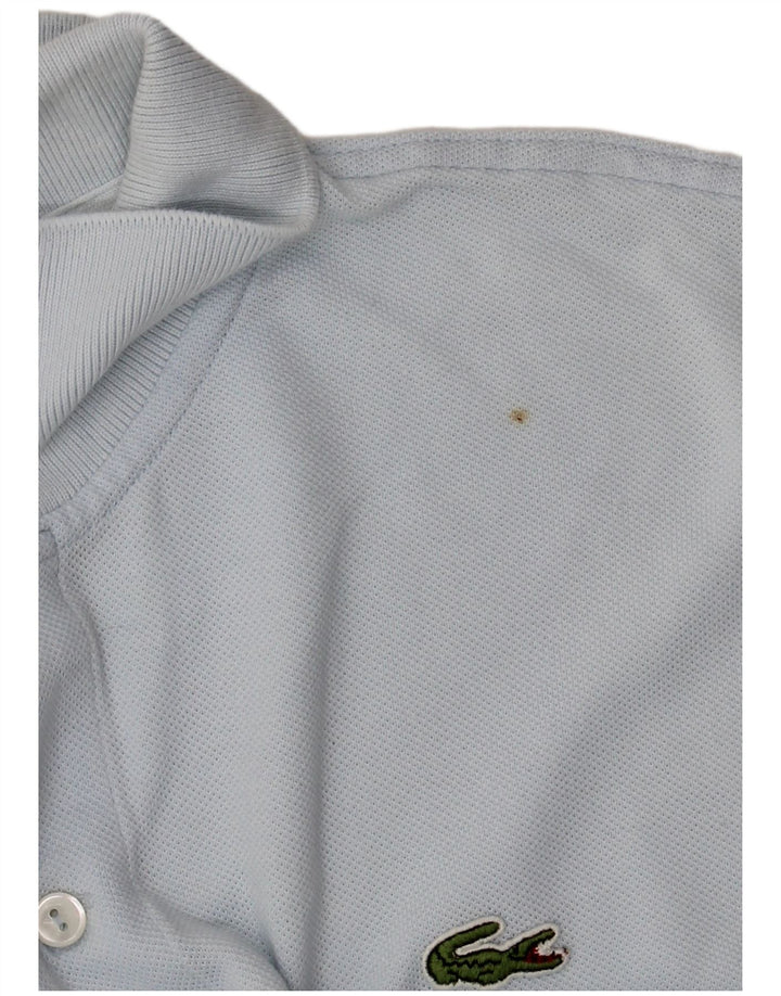 Мужская рубашка-поло Lacoste, размер 6 XL, синяя, хлопок