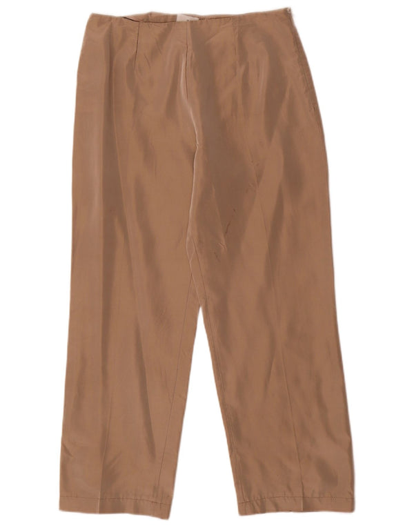 Брюки Trussardi женские прямые укороченные IT 42 Medium W26 L24 Бежевые