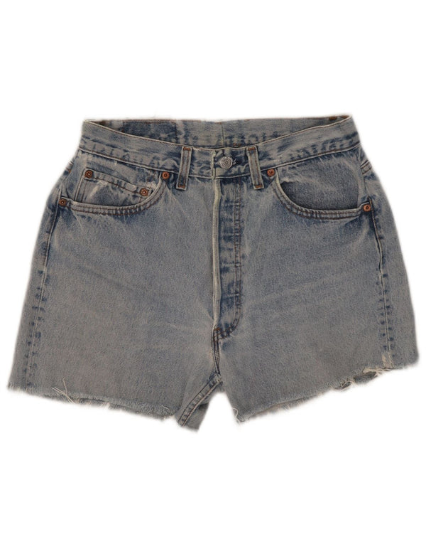 Женские джинсовые шорты Levi's W28, средние синие