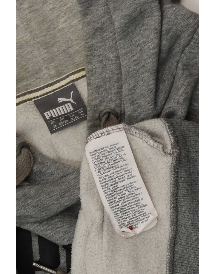 Мужской джемпер с капюшоном Puma серого цвета, хлопок