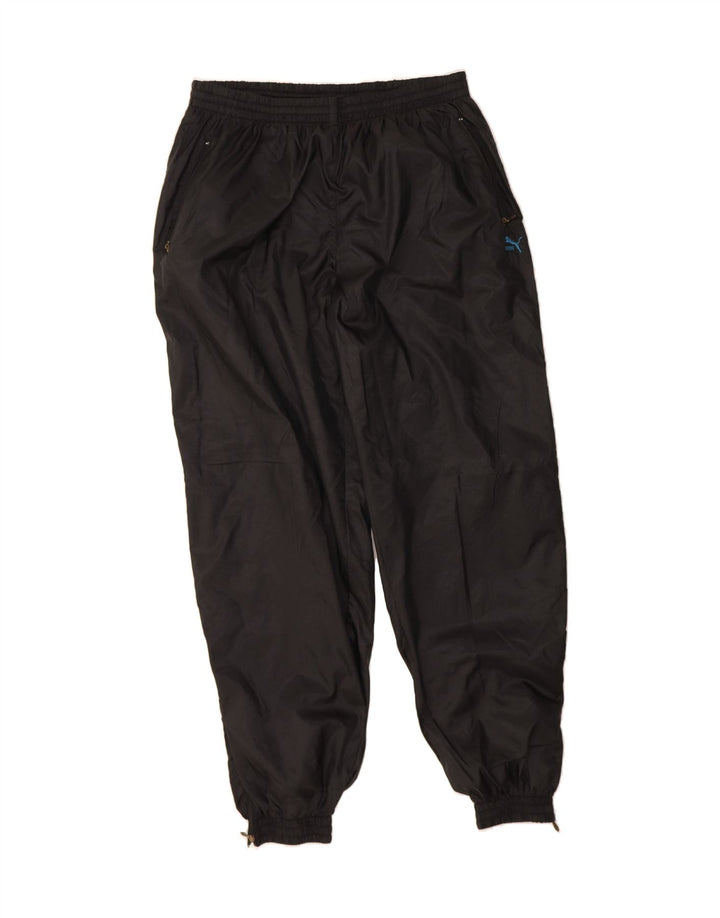 PUMA Womens Tracksuit Trousers Joggers Large Black Polyamide Vintage Puma and Second-Hand Puma from Messina Hembry 