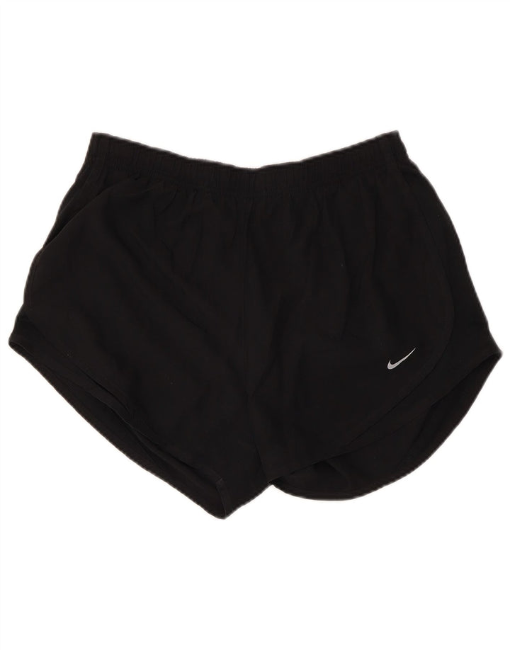 Женские спортивные шорты NIKE Dri Fit UK 14, средний черный полиэстер