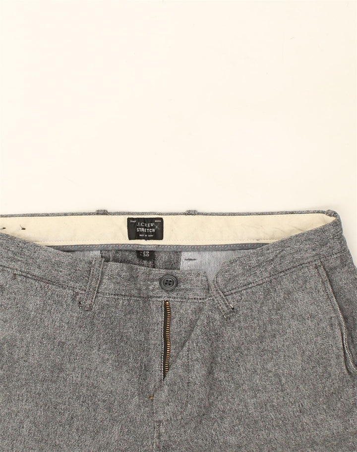 J. CREW Womens Stretch Slim Chino Trousers W29 L30  Grey Cotton | Vintage J. Crew | Thrift | Second-Hand J. Crew | Used Clothing | Messina Hembry 