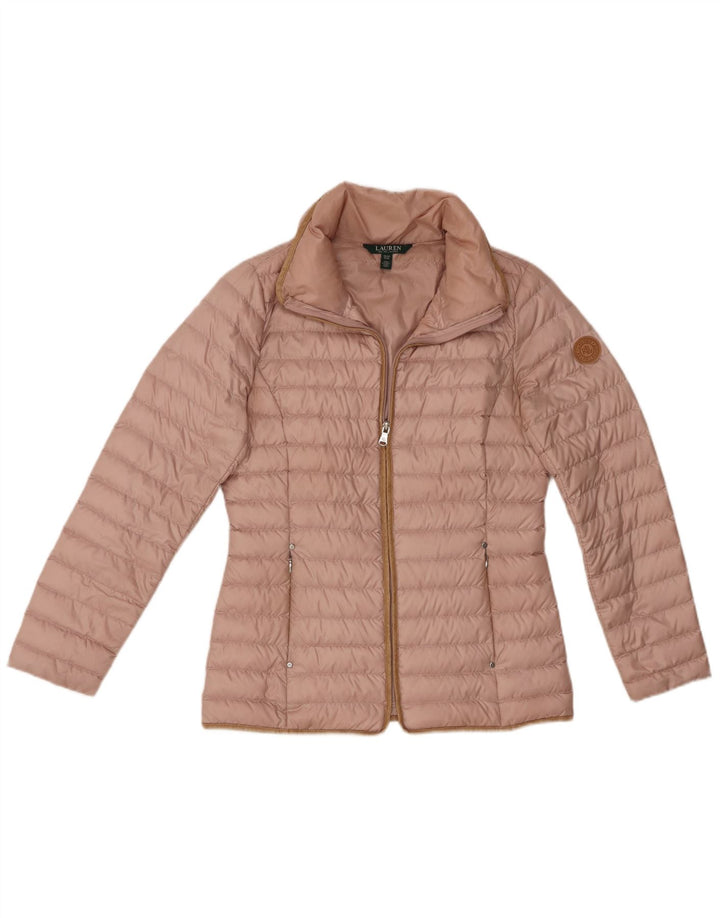 Женская стеганая куртка Ralph Lauren UK 6 XS, розовый полиэстер