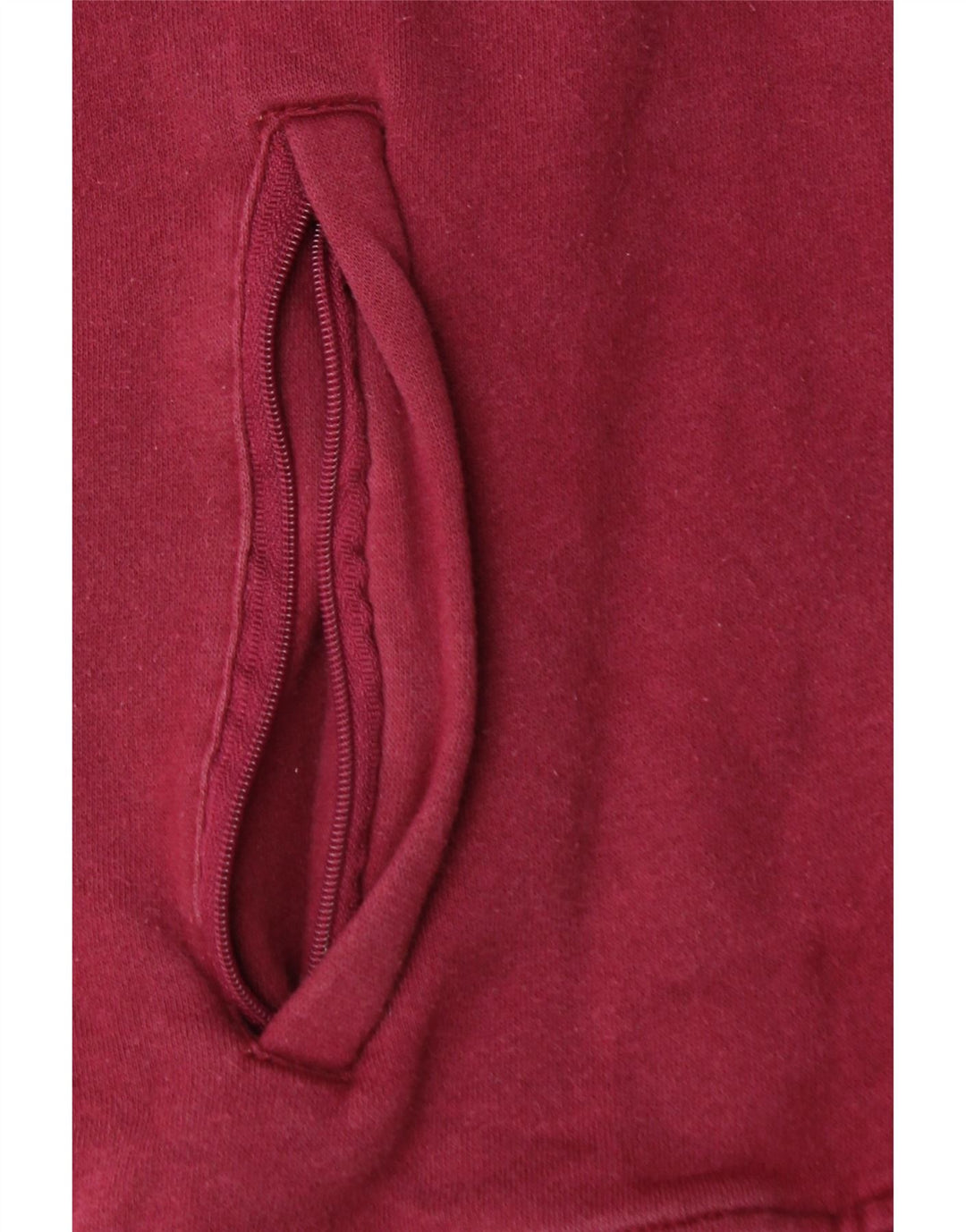 Мужской джемпер с капюшоном UMBRO XL, бордовый, хлопок с цветными блоками