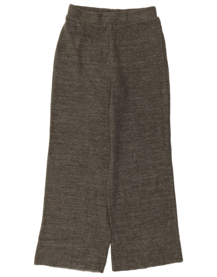 Женские спортивные брюки Zara UK 12, хлопок среднего серого цвета с крапинками