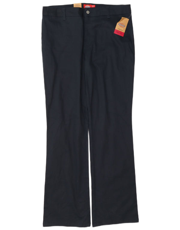 Женские брюки чинос Dickies со средней посадкой США 13, большие W31 L32, темно-синие