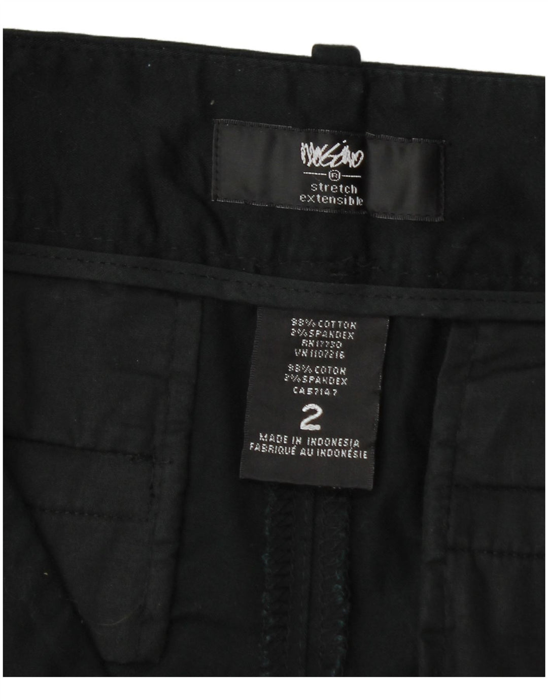 Женские шорты чинос Mossimo US 2 XS W32, черный хлопок