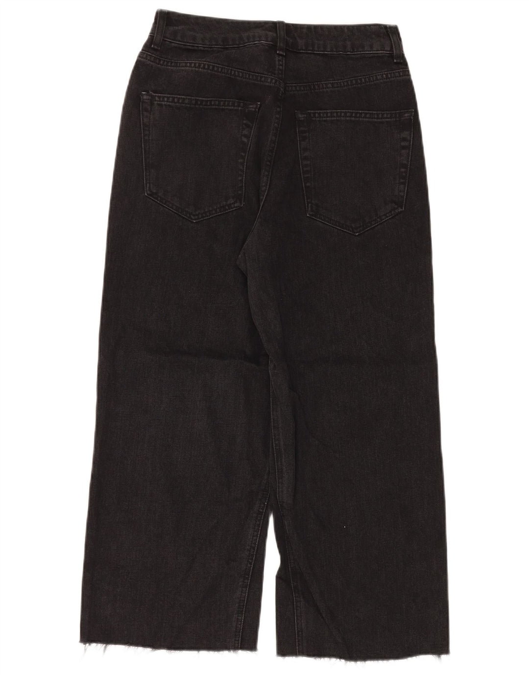 TOPSHOP Женские широкие джинсы W28 L23, черный полиэстер