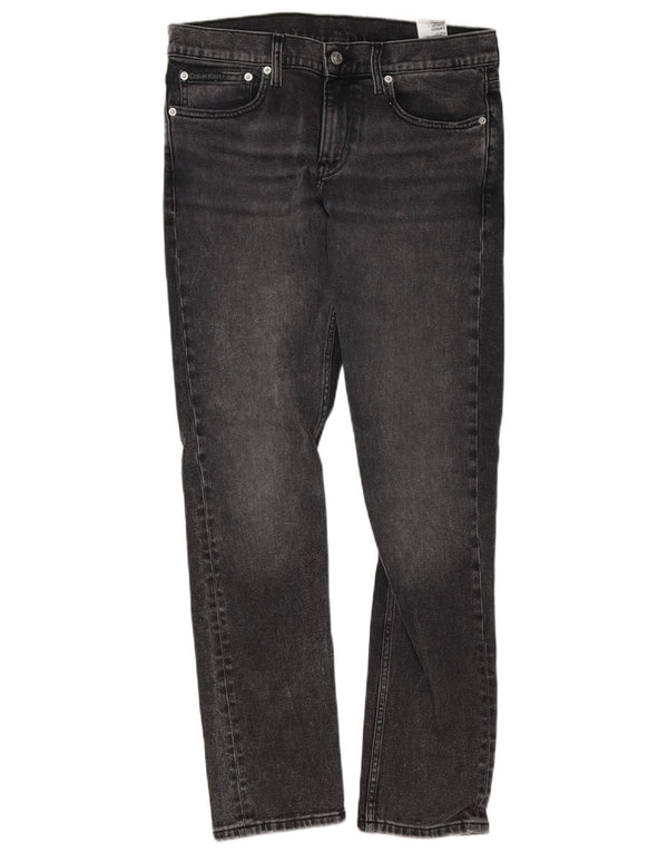 Мужские узкие джинсы Calvin Klein W32 L32, серый хлопок