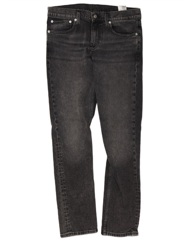 Мужские узкие джинсы Calvin Klein W32 L32, серый хлопок