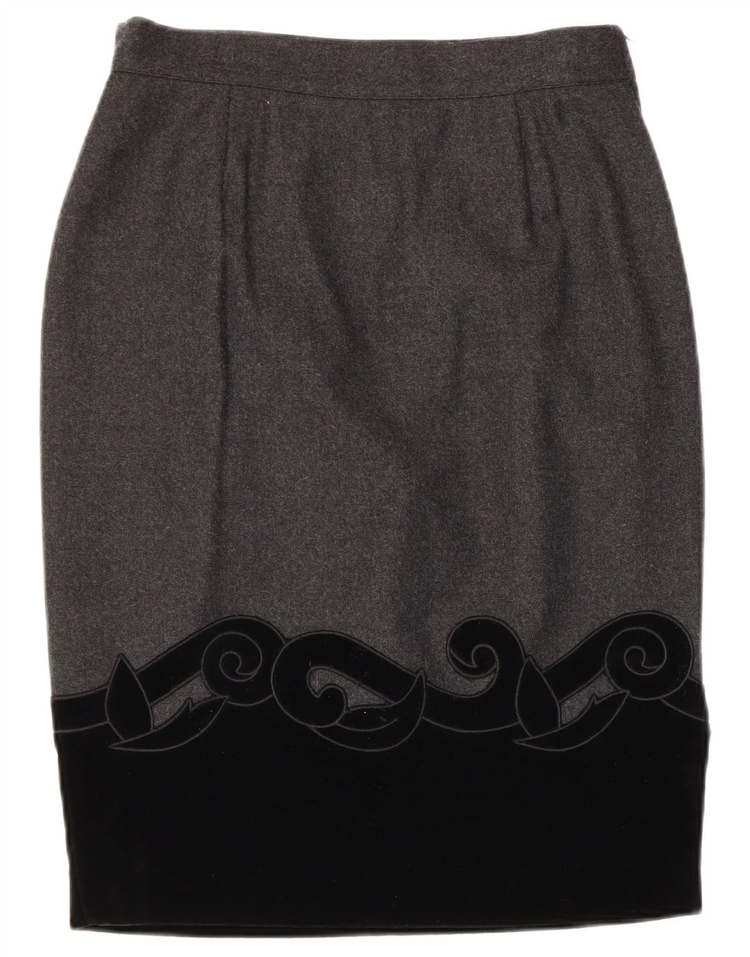 BLUMODE Женская юбка-карандаш IT 44 Medium W28 Серая с цветными блоками