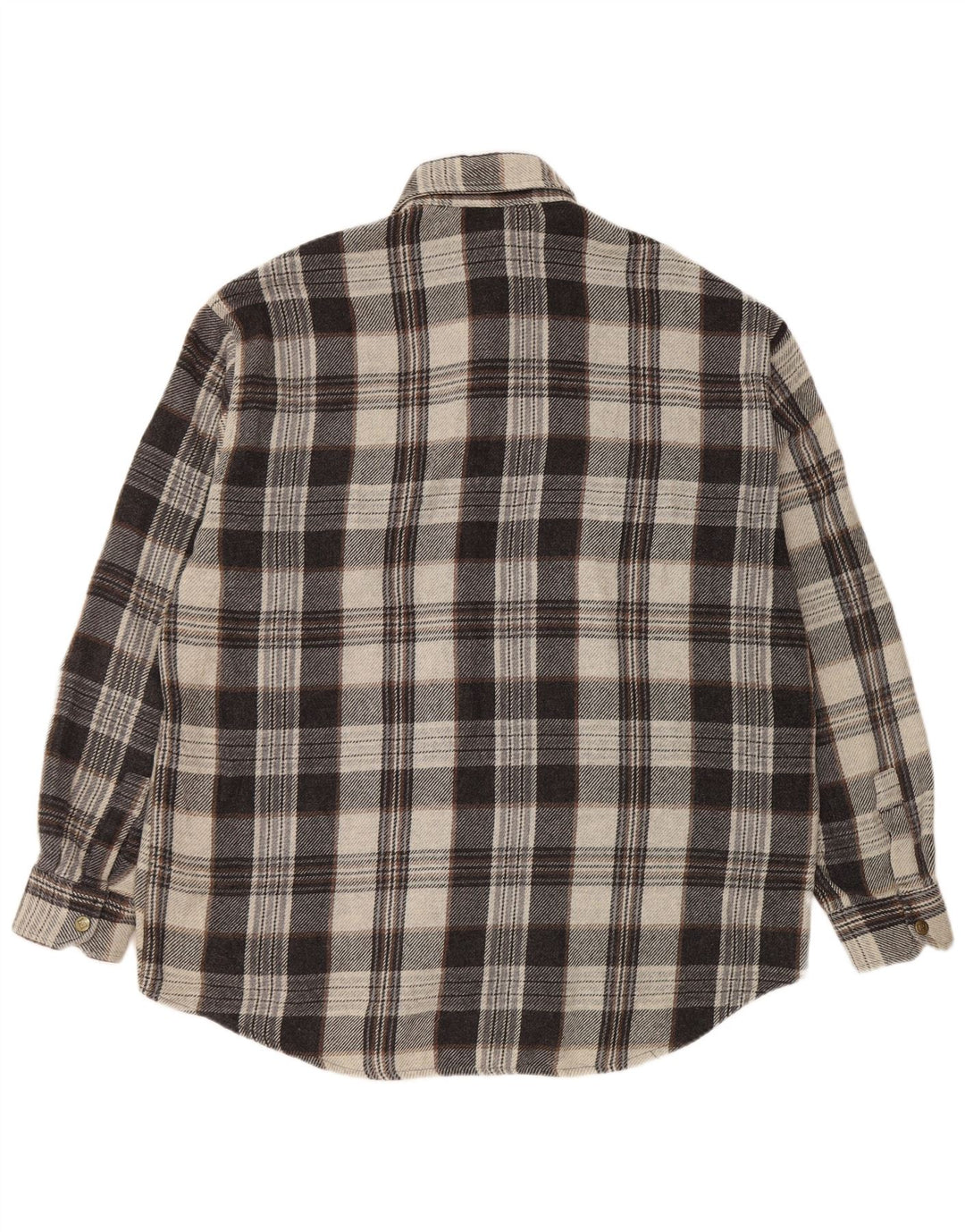 Мужская фланелевая рубашка European Project 2XL серая в клетку акрил