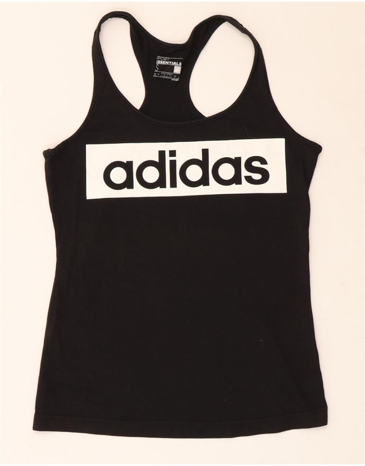 Женский жилет с графическим рисунком ADIDAS Climalite UK 8/10, маленький черный