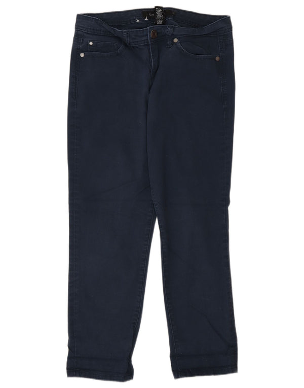 Женские прямые повседневные брюки Calvin Klein, США 8, маленькие W28 L26, темно-синие