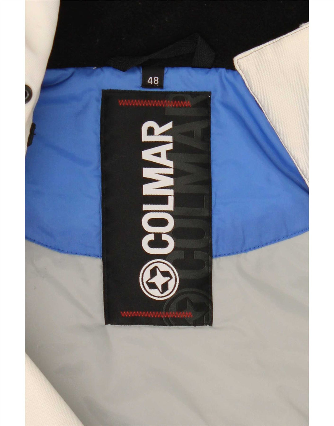 Мужская лыжная куртка Colmar с капюшоном IT 48 Medium White Colorblock