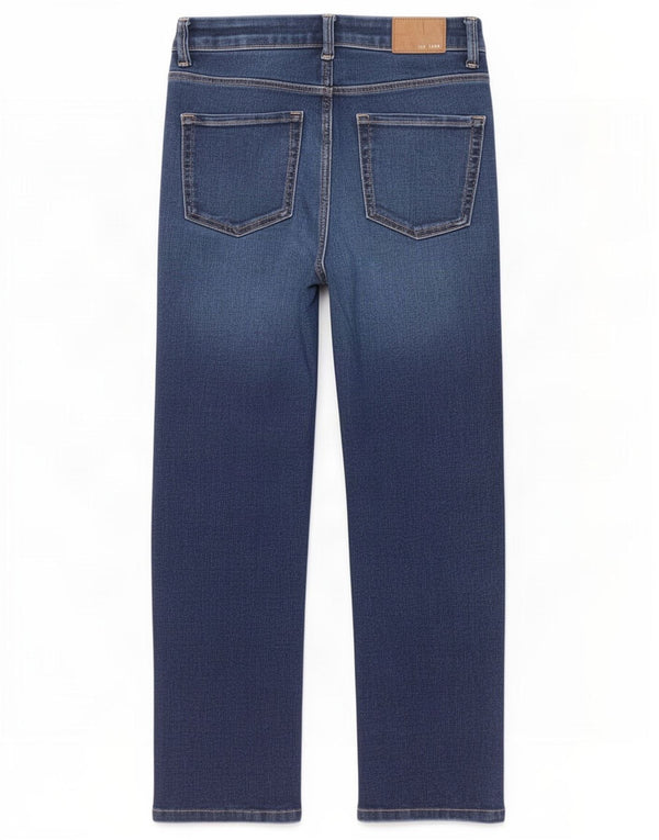 Женские укороченные джинсы-сигареты Marks & Spencer UK 8, маленькие W26 L23, синие