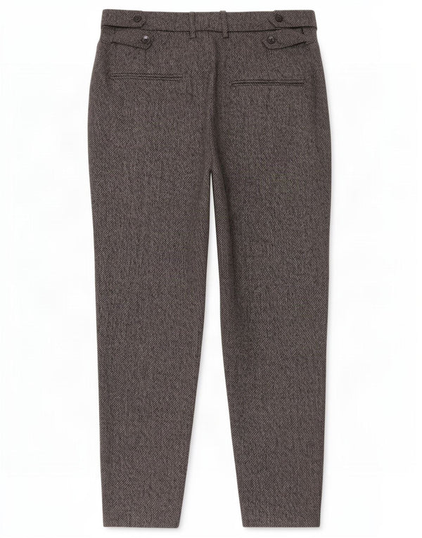 Мужские укороченные костюмные брюки Zara EU 42, большие W32 L26, серый полиэстер