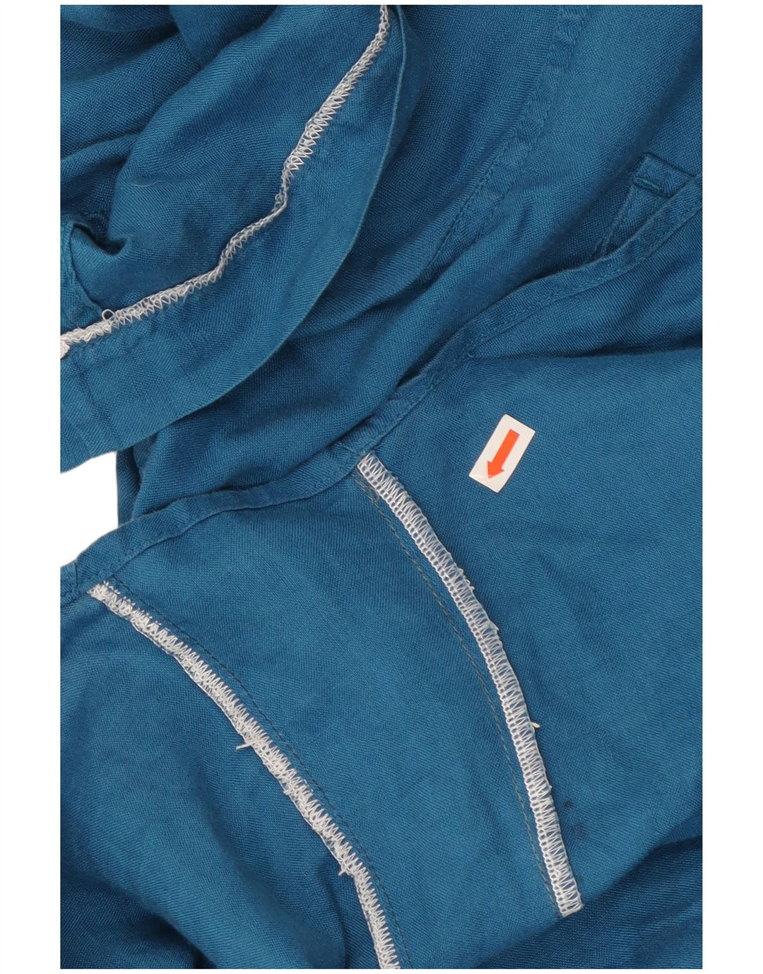 TOMMY HILFIGER Мужская рубашка с коротким рукавом на заказ, XL, синяя