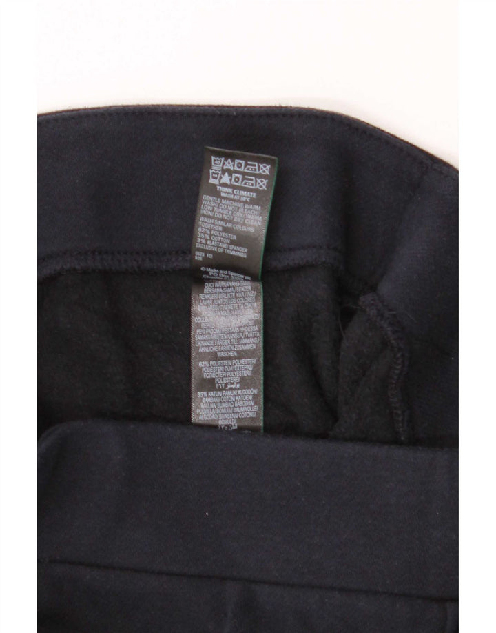 Женские леггинсы Marks & Spencer UK 8, маленькие, темно-синие, полиэстер