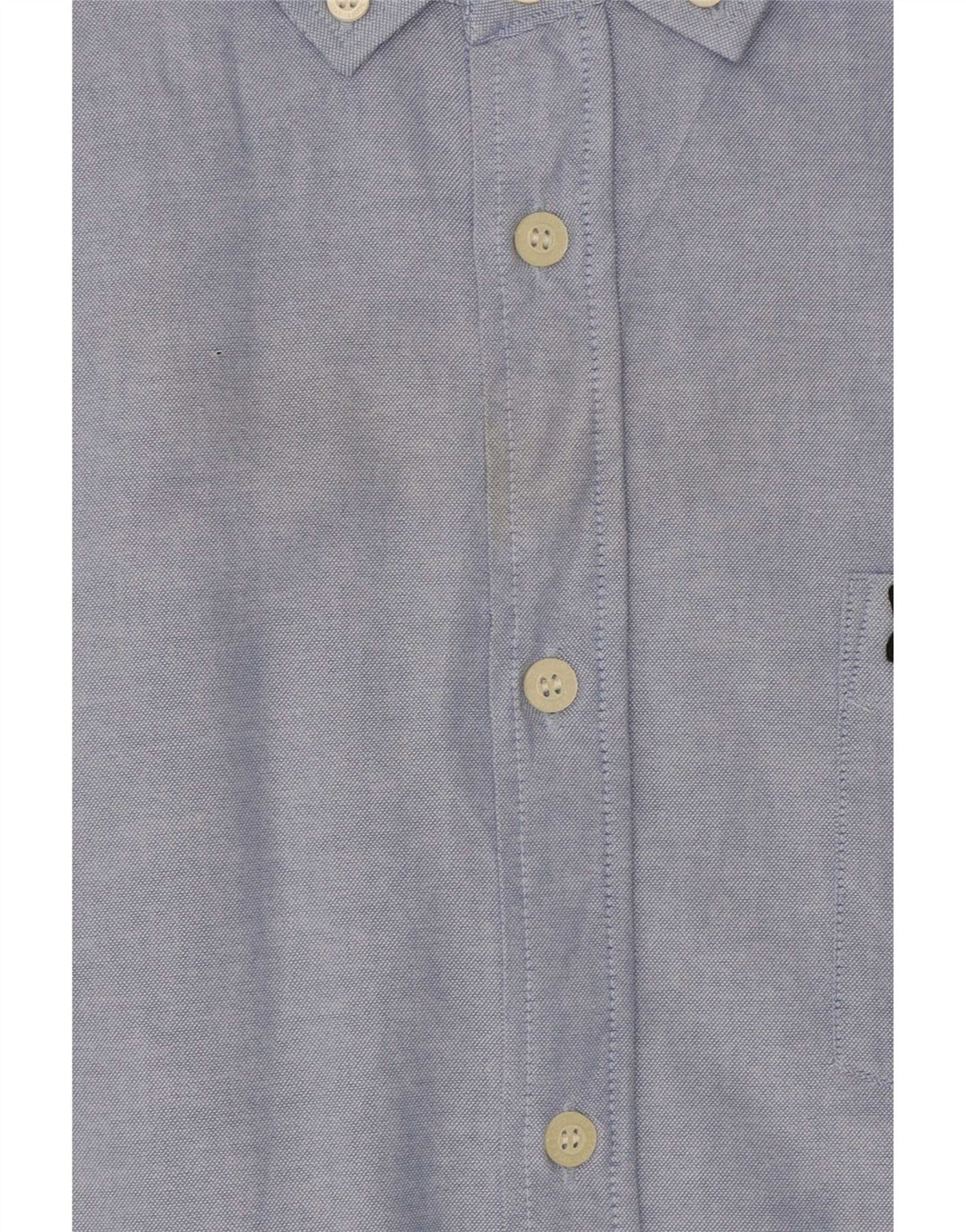 Мужская рубашка с коротким рукавом Lyle & Scott, большой синий хлопок