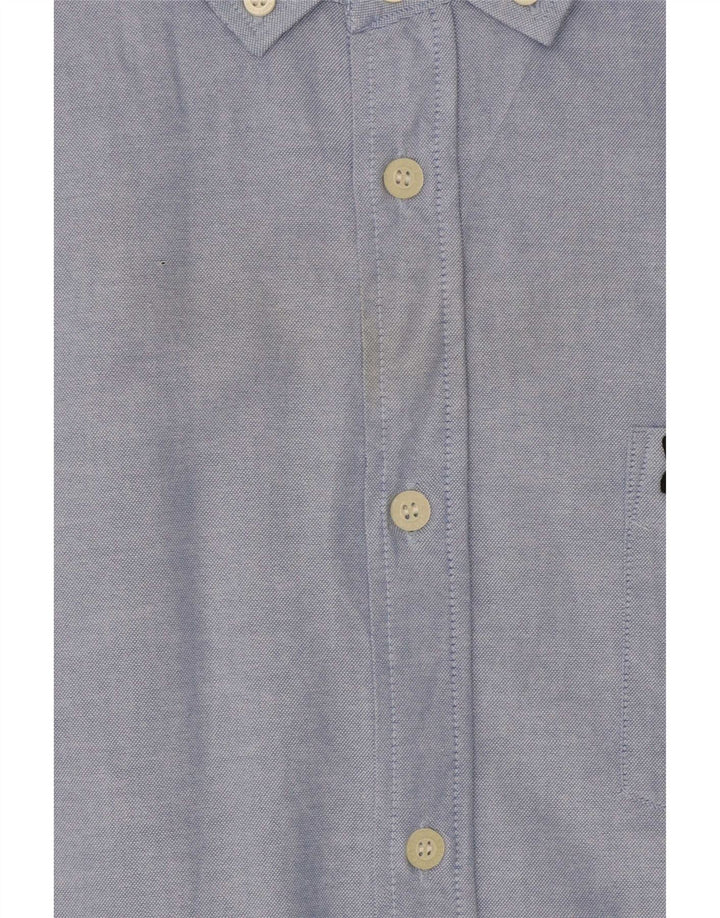 Мужская рубашка с коротким рукавом Lyle & Scott, большой синий хлопок
