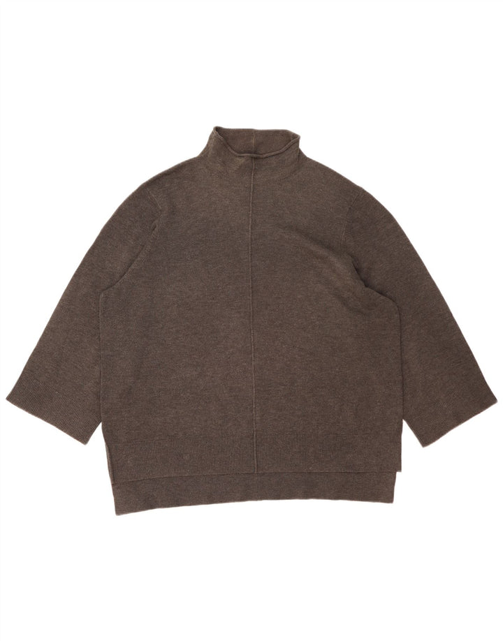 Женский джемпер с высоким воротником French Connection, Великобритания, 18 XL, серый