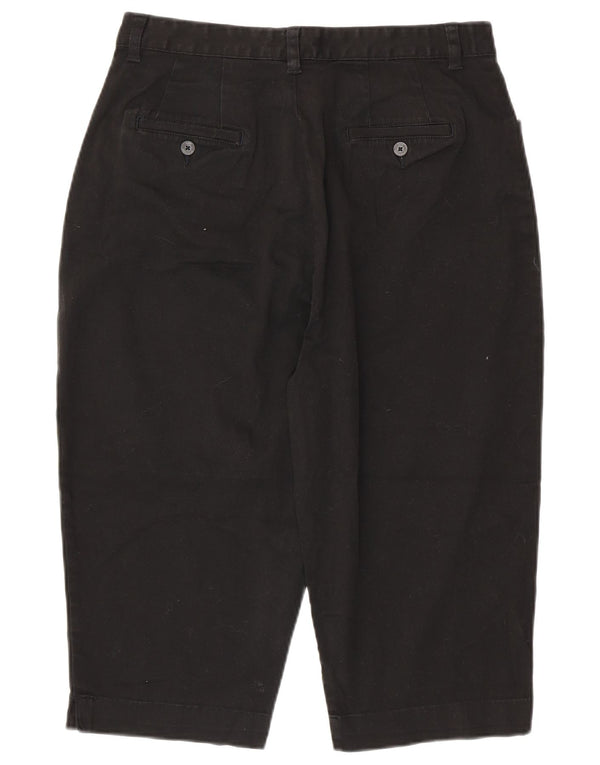 Женские капри цвета хаки с высокой талией LEE, размер США 16, 2XL, W32 L18, черный хлопок