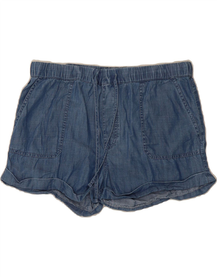 VOLCOM Womens Casual Shorts US 10 Large W34 Blue Lyocell Vintage Volcom and Second-Hand Volcom from Messina Hembry 