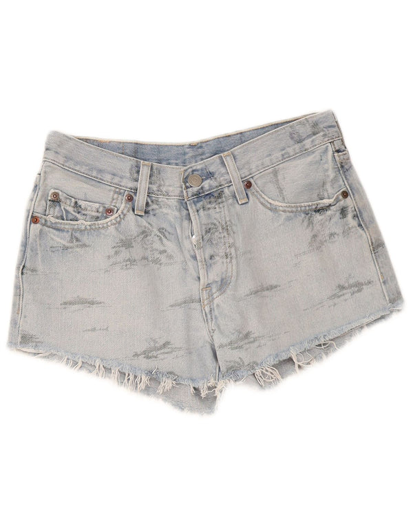 Женские джинсовые шорты Levi's 501 W26, маленькие синие, хлопок