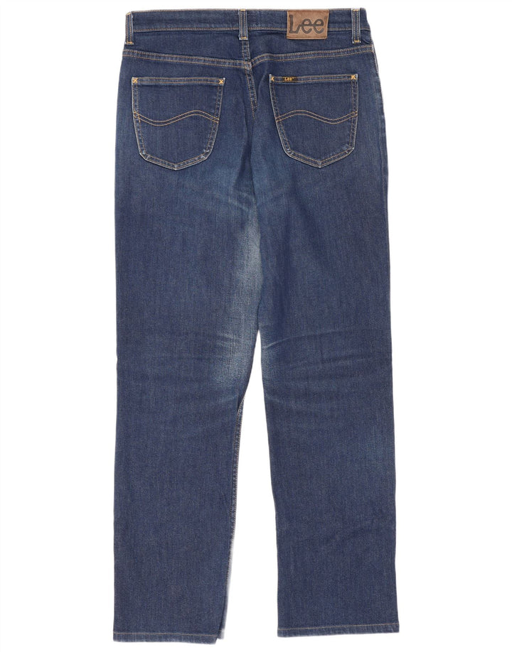 Мужские прямые джинсы Lee Brooklyn W34 L34, синий хлопок