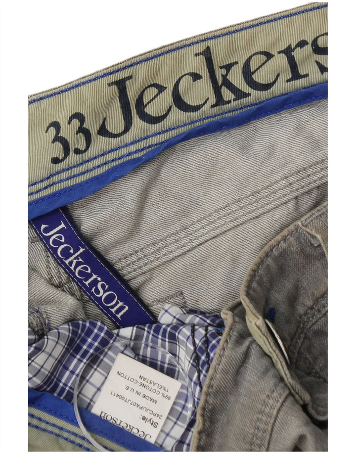 Женские узкие джинсы Jeckerson W33 L29, серые, хлопок