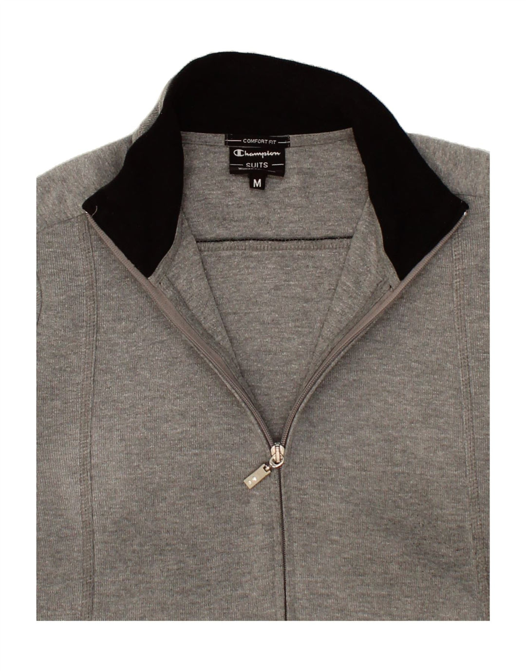 CHAMPION Womens Comfort Fit Tracksuit Top Jacket UK 12 Medium Grey Vintage Champion and Second-Hand Champion from Messina Hembry 