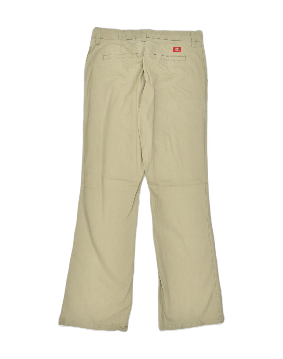 DICKIES Womens Slim Bootcut Chino Trousers W30 L31 Khaki Cotton | Vintage | Thrift | Second-Hand | Used Clothing | Messina Hembry 